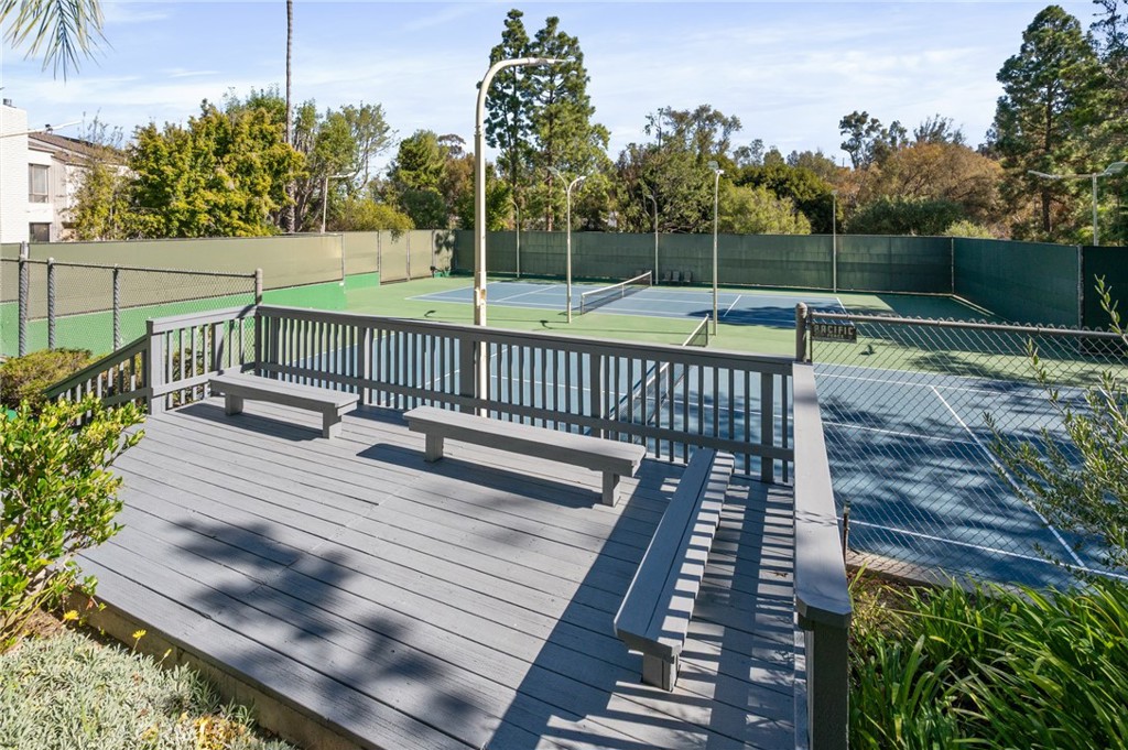 3604 West Estates Lane, Unit 117 Rolling Hills Estates, CA 90274 - Photo 27 of 36 a view of a roof deck with wooden floor