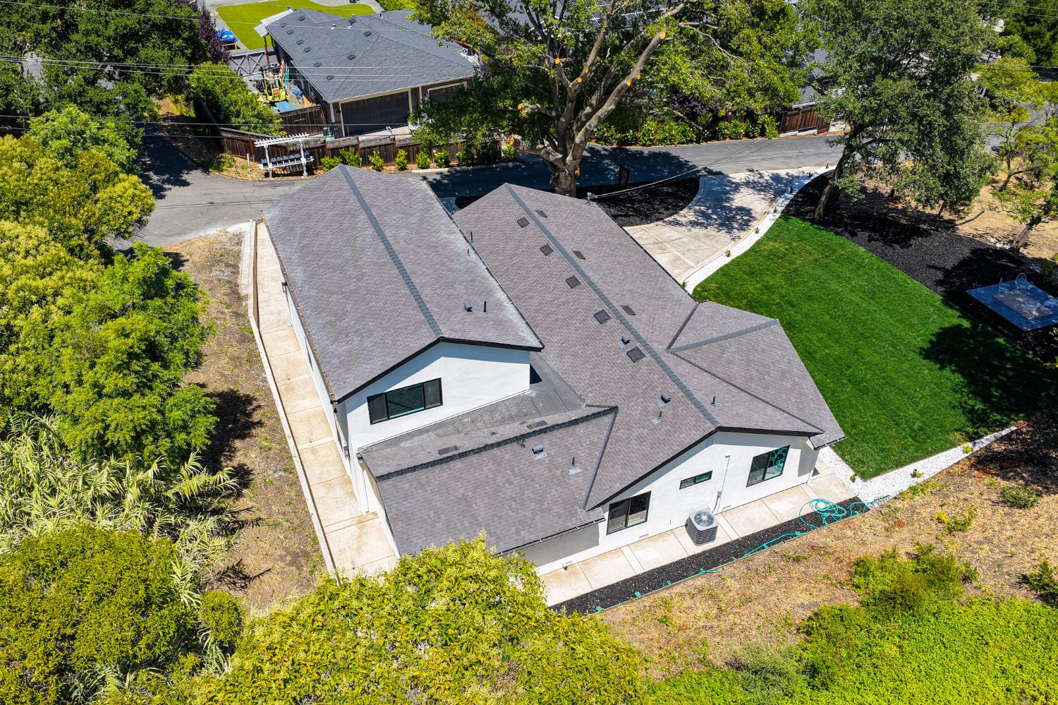 1543 Rancho View Drive Lafayette, CA 94549 - Photo 67 of 86 an aerial view of a house with a garden