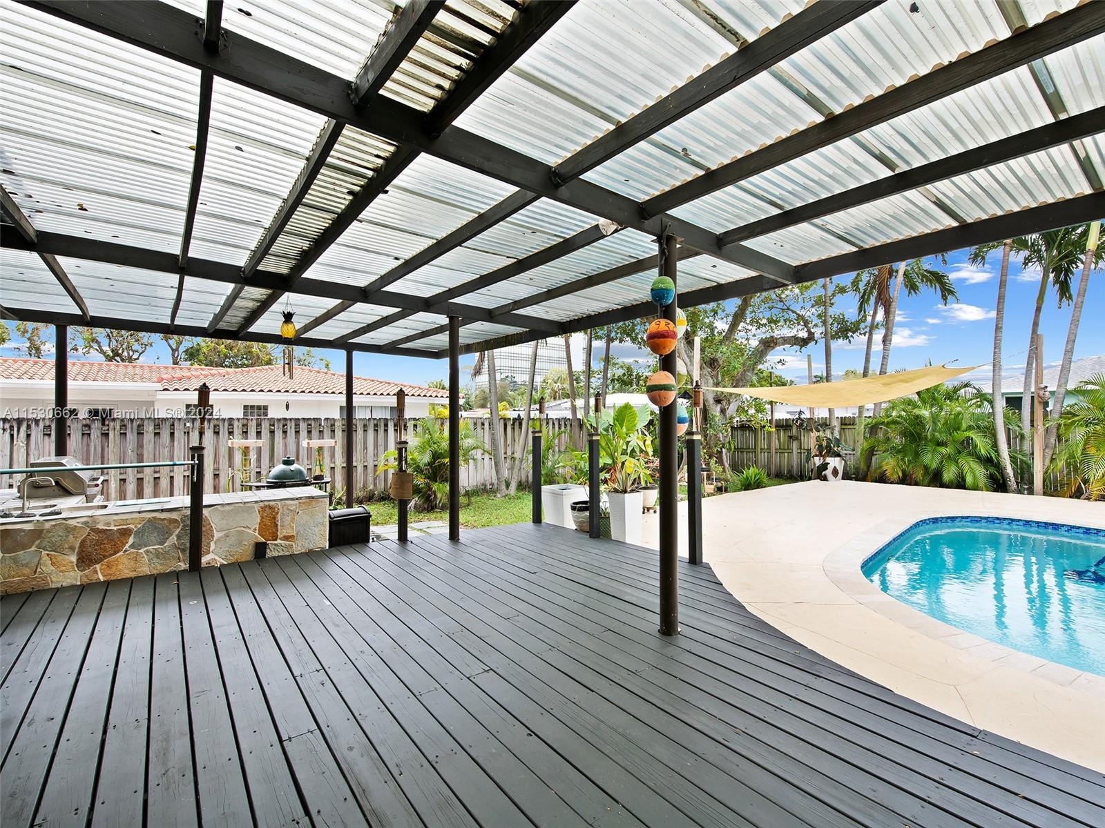 3444 Pierce Street Hollywood, FL 33021 - Photo 23 of 27 a view of porch with seating space