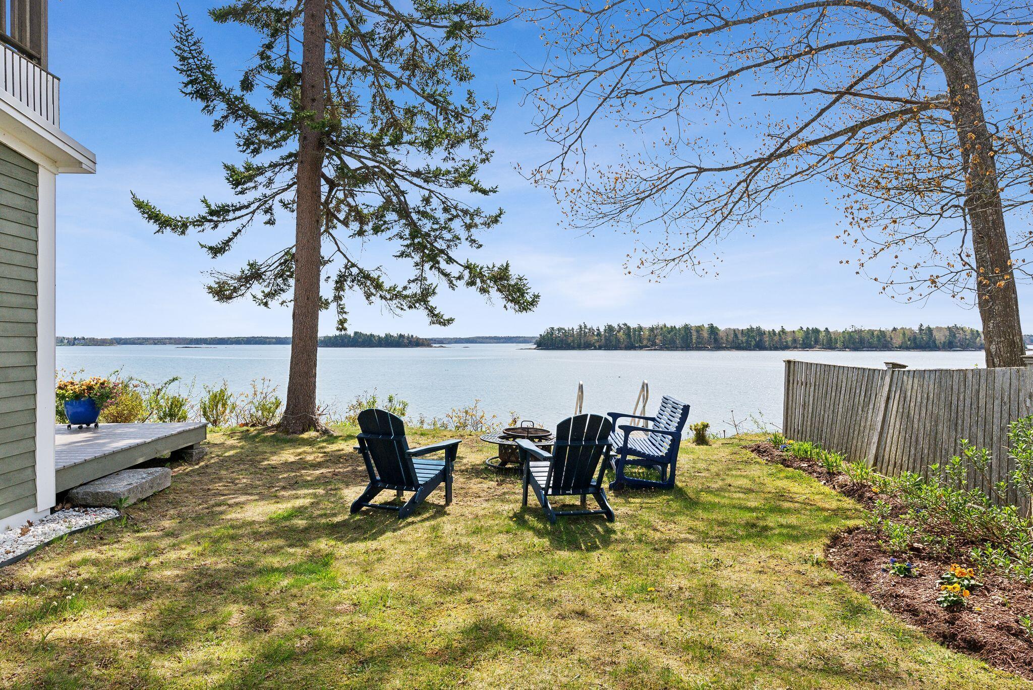 44 Maquoit Drive Freeport, ME 04032 - Photo 3 of 58 Fire pit area