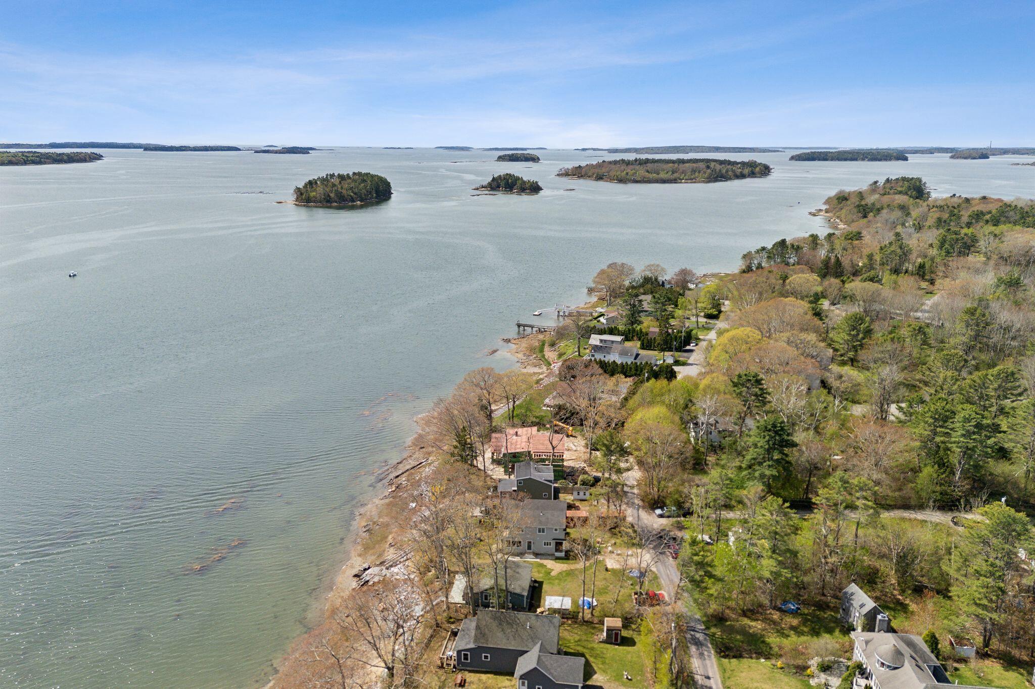 44 Maquoit Drive Freeport, ME 04032 - Photo 55 of 58 Aerial view