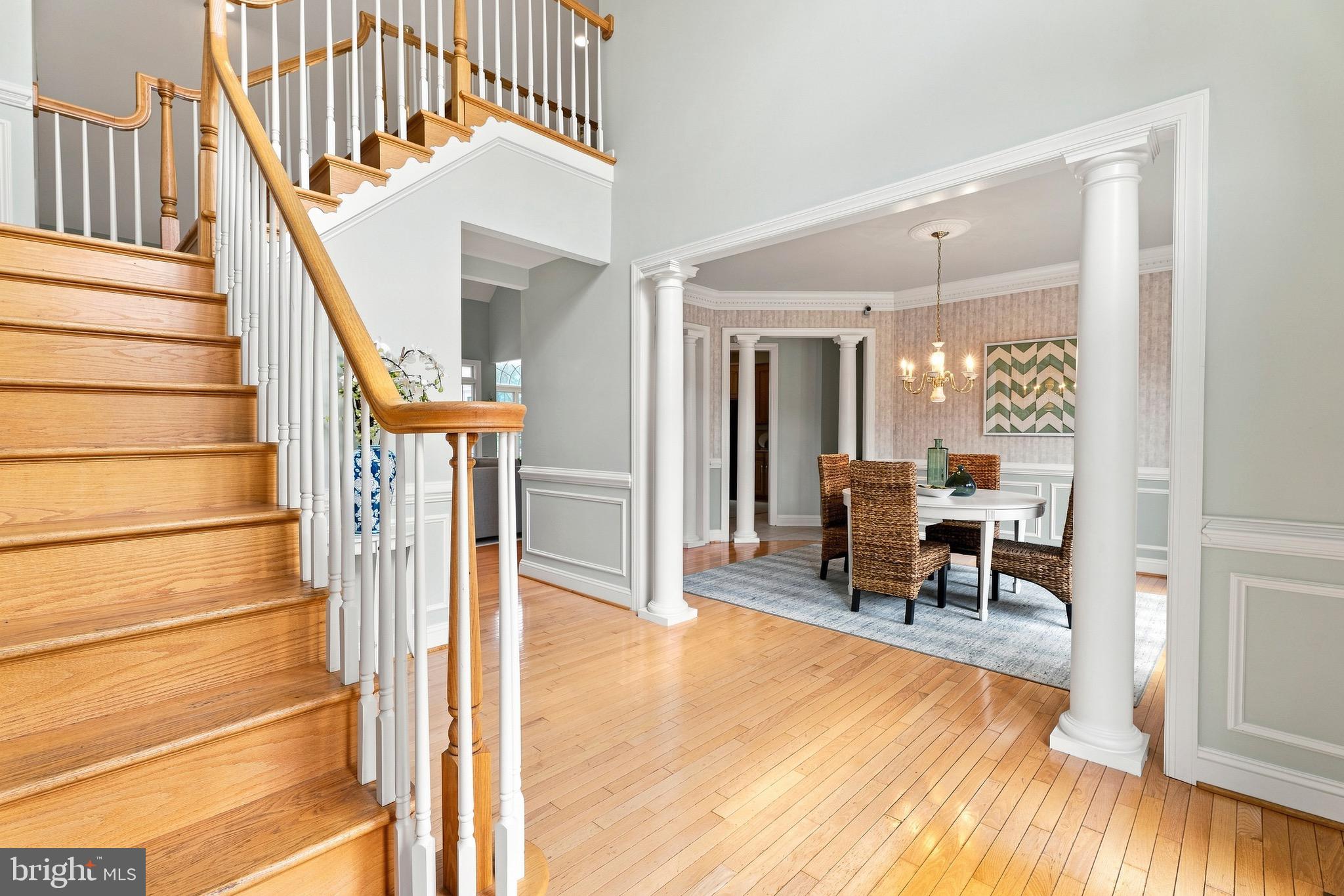 11911 Manor Road Glen Arm, MD 21057 - Photo 4 of 71 Foyer and staircase