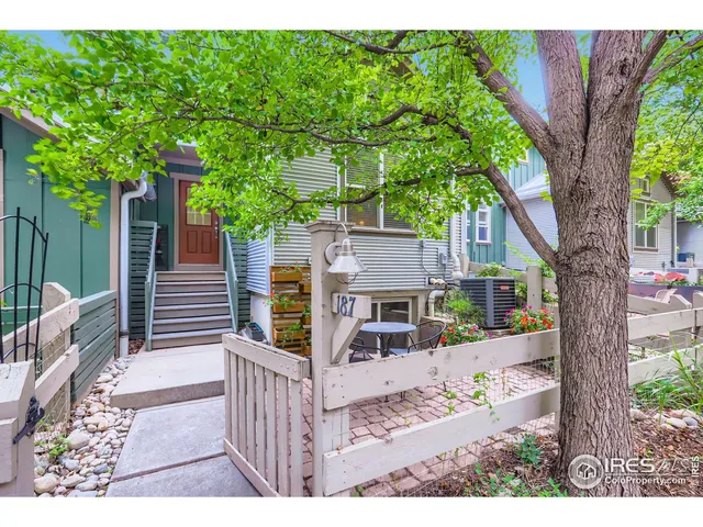 a house view with a garden space