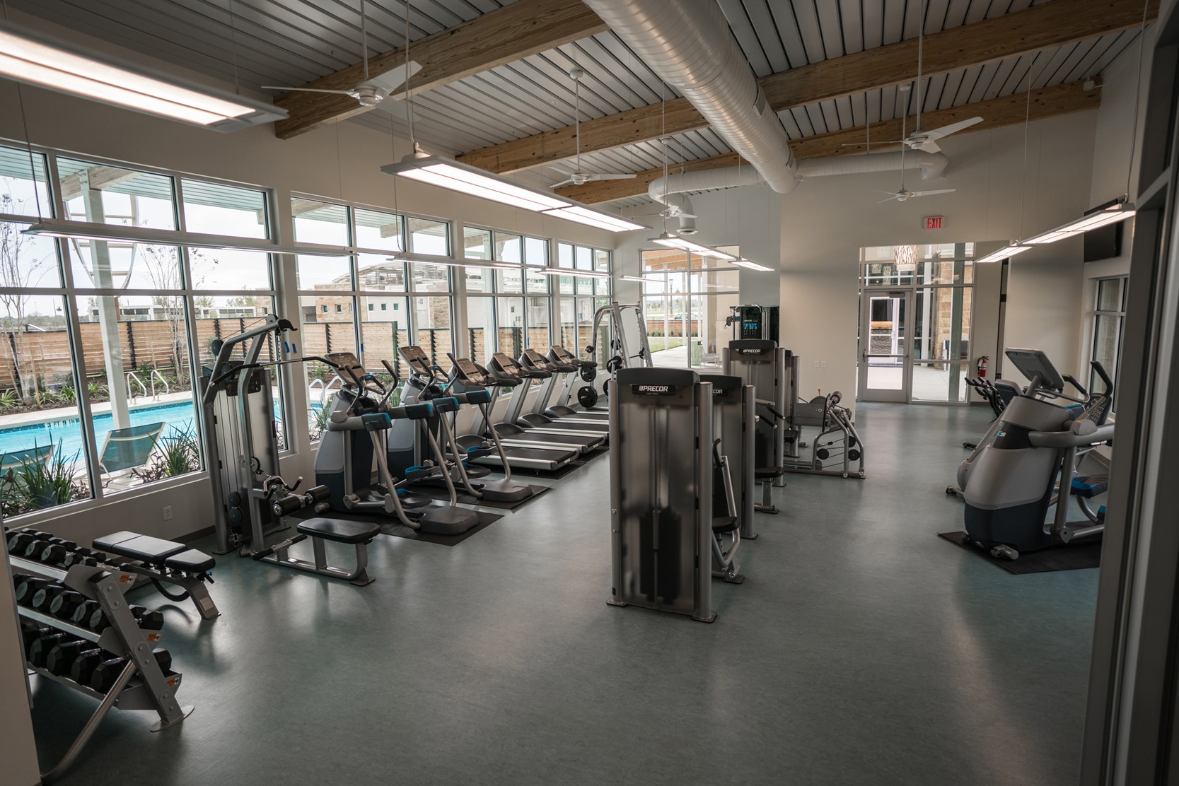 5314 Getty Lane Manvel, TX 77578 - Photo 16 of 17 a view of a room with gym equipment