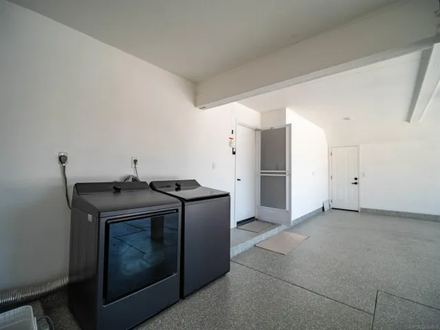 a view of a backyard with a sink