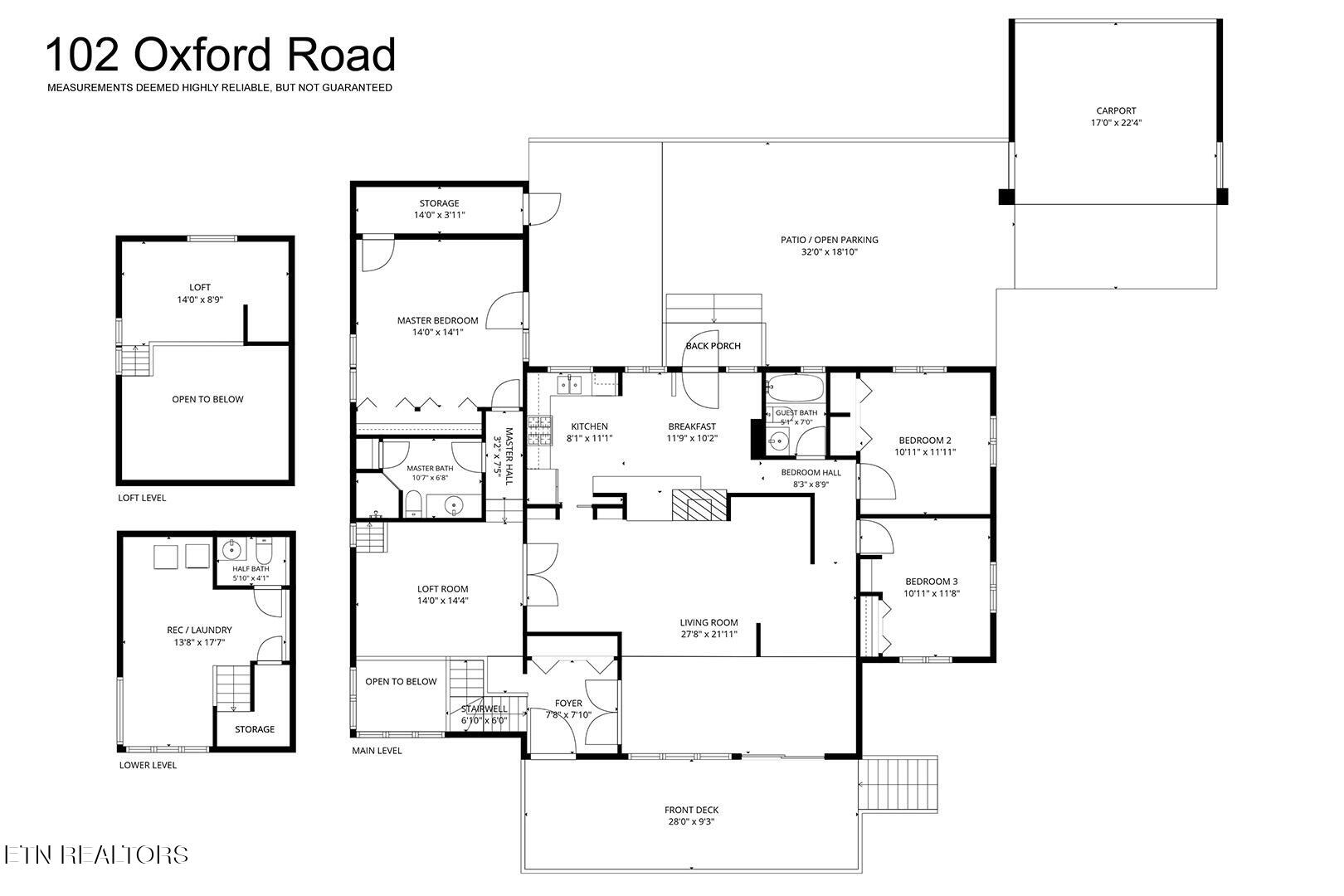 102 Oxford Road Oak Ridge, TN 37830 - Photo 59 of 59 60_OxfordRoad_102_FloorPlan