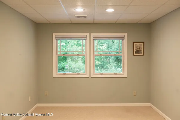 a view of a garden with flowers