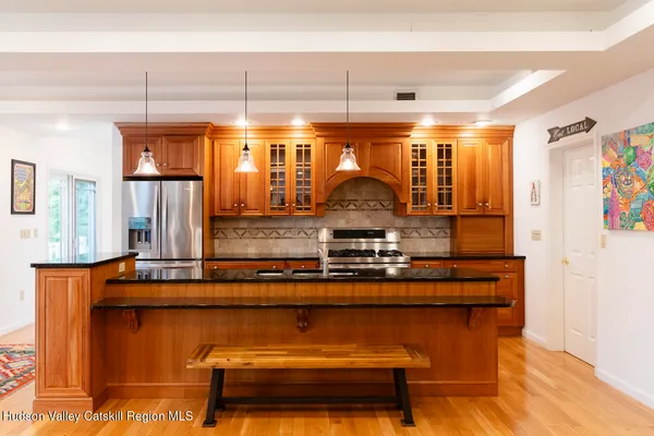 a view of outdoor space with seating area