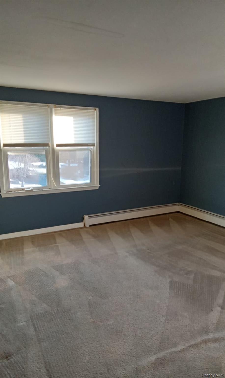 88 Barnes Road Blooming Grove, NY 10992 - Photo 7 of 12 Spare room with light colored carpet and a baseboard heating unit