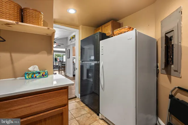 a view of a washer and dryer in a utility room