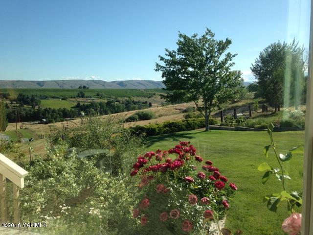 13910 Fisk Road Yakima, WA 98908 - Photo 5 of 48 a view of a garden with plants and large trees