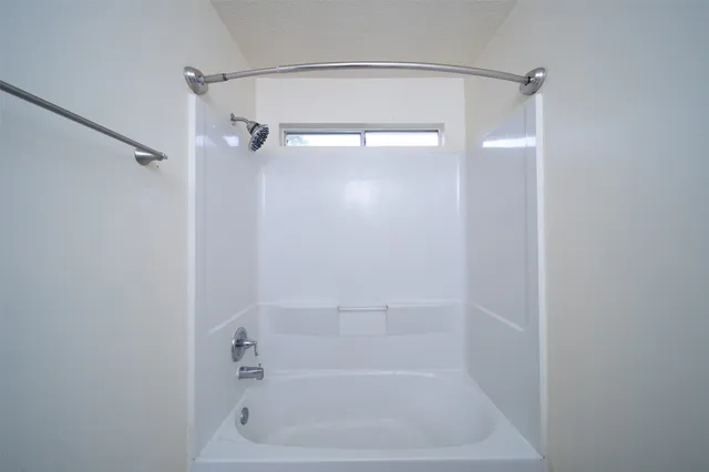 a close up of a bathtub