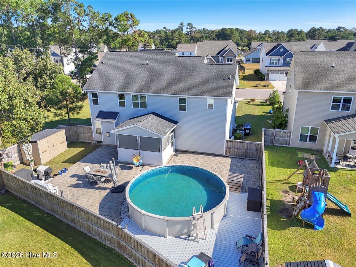 601 Aurora Place Hampstead, NC 28443 - Photo 22 of 30 64-Final Drone 601 Aurora Pl Hampstead-R