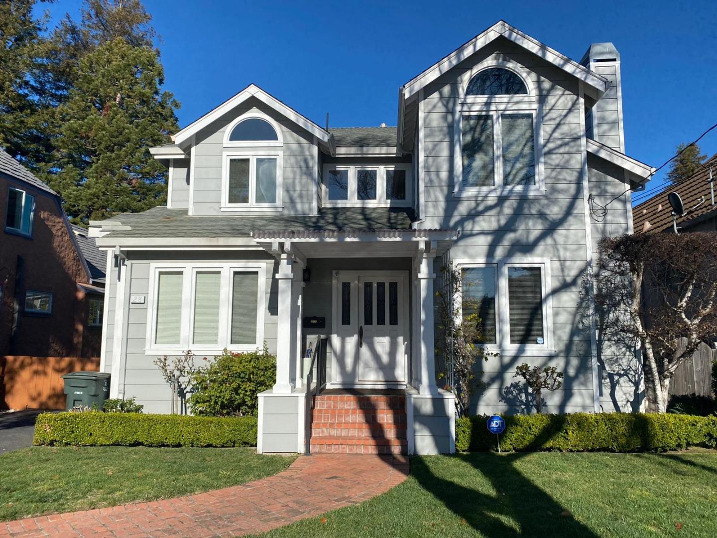 28 Channing Road Burlingame, CA 94010 - Photo 1 of 1 a front view of a house with a yard