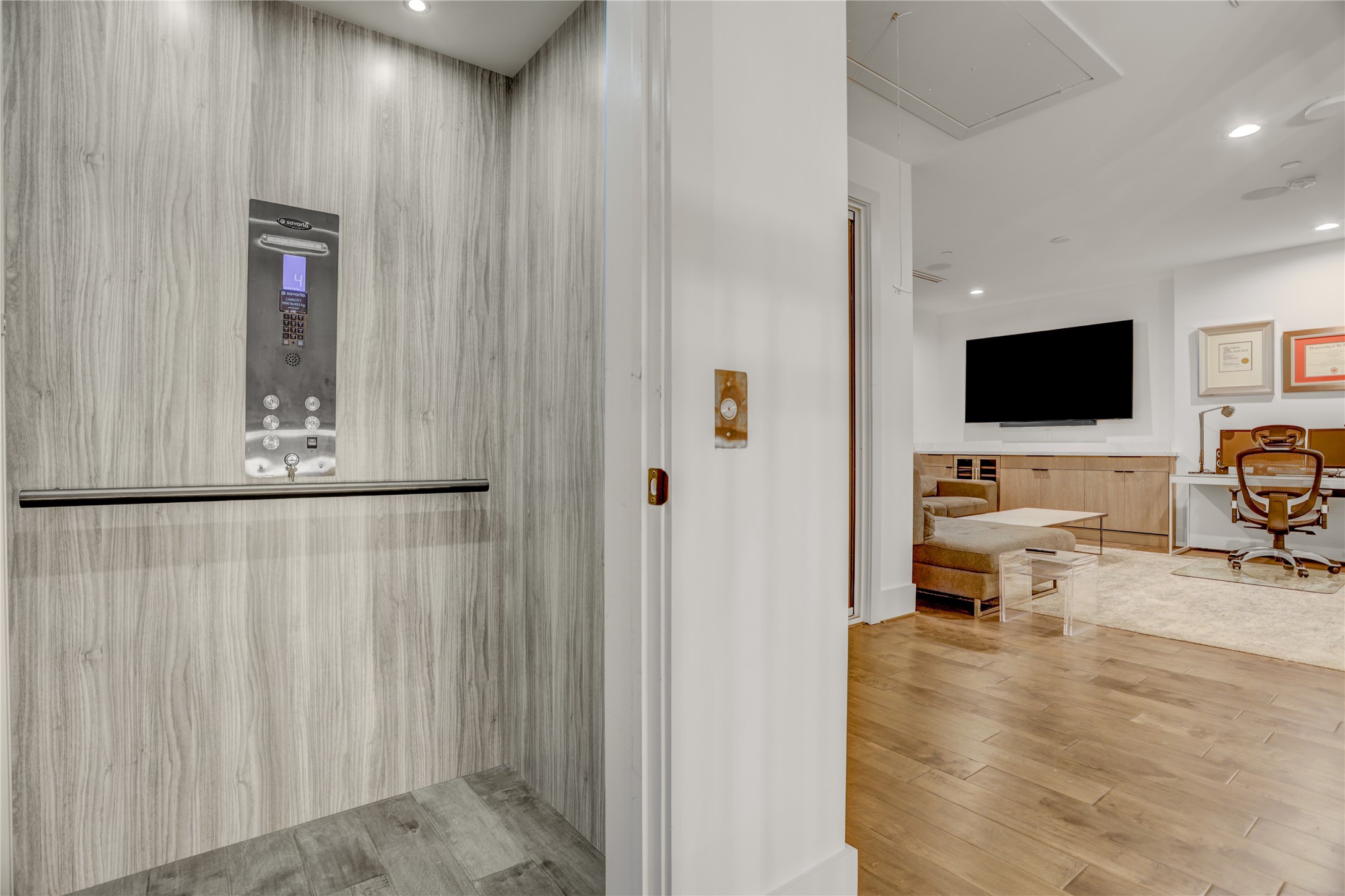 2435 Sheridan Street Houston, TX 77030 - Photo 22 of 25 Convenient in-home elevator for easy access to all levels.