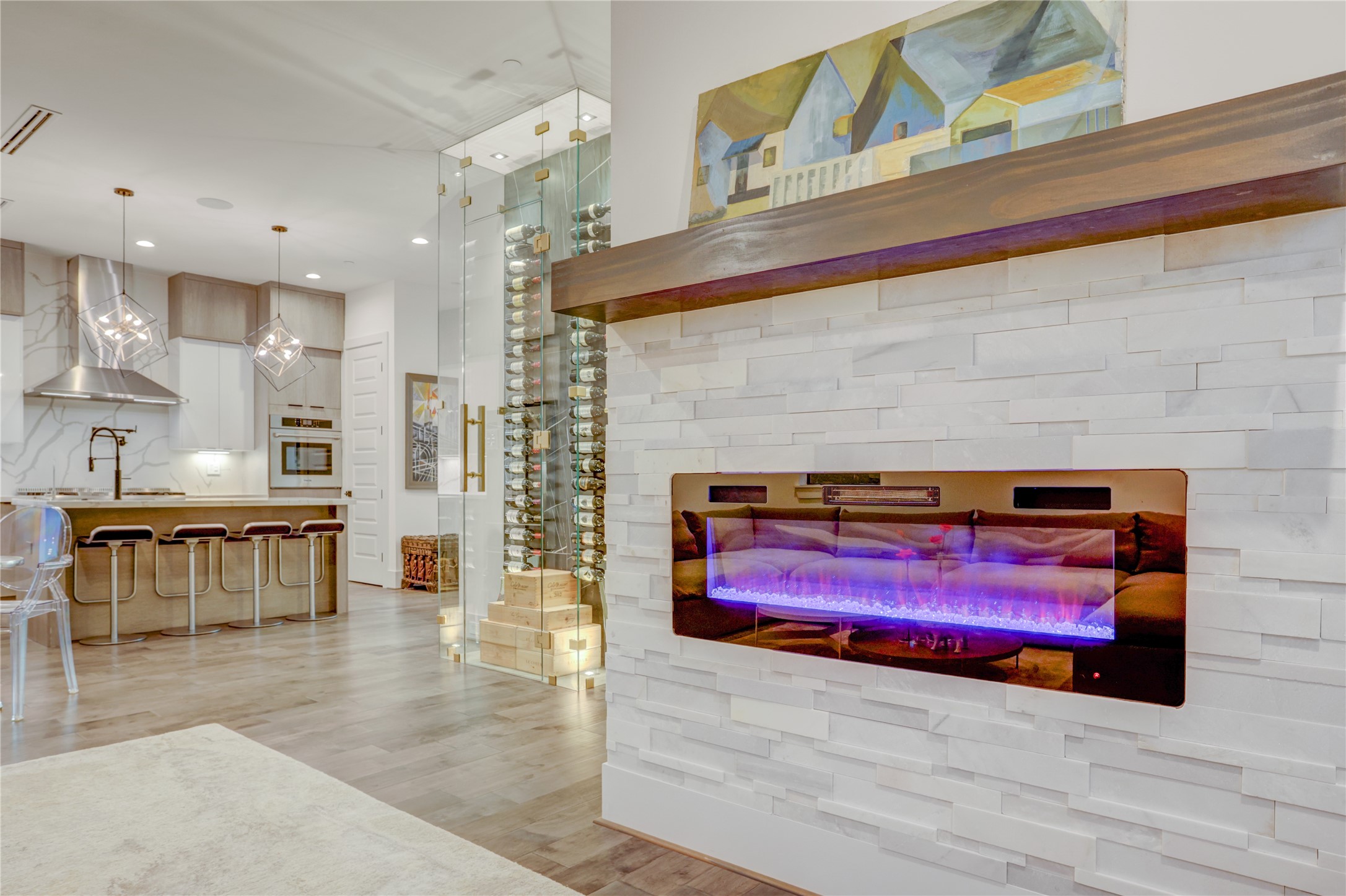 2435 Sheridan Street Houston, TX 77030 - Photo 5 of 25 The living room flows seamlessly into a gourmet kitchen.