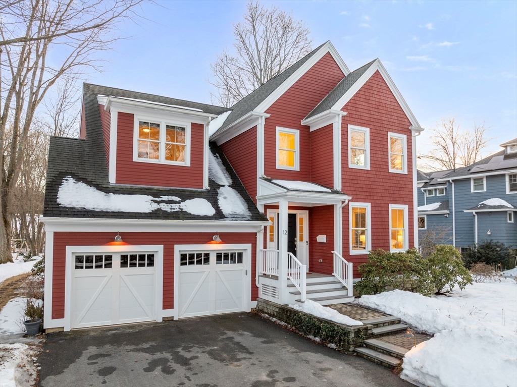 12 Vaille Avenue Lexington, MA 02421 - Photo 1 of 33 a front view of a house with a yard