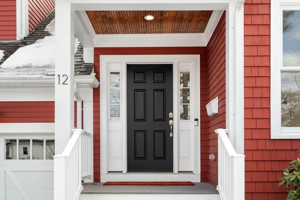 12 Vaille Avenue Lexington, MA 02421 - Photo 3 of 33 a front view of a house with a door