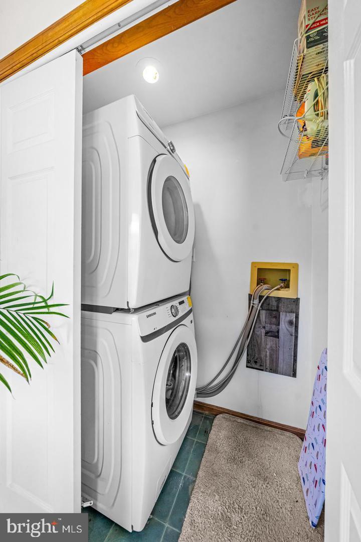 668 Crawford Road Cape May, NJ 08204 - Photo 28 of 66 Laundry room with modern, new washer and dryer