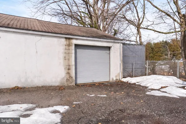 a backyard of a house