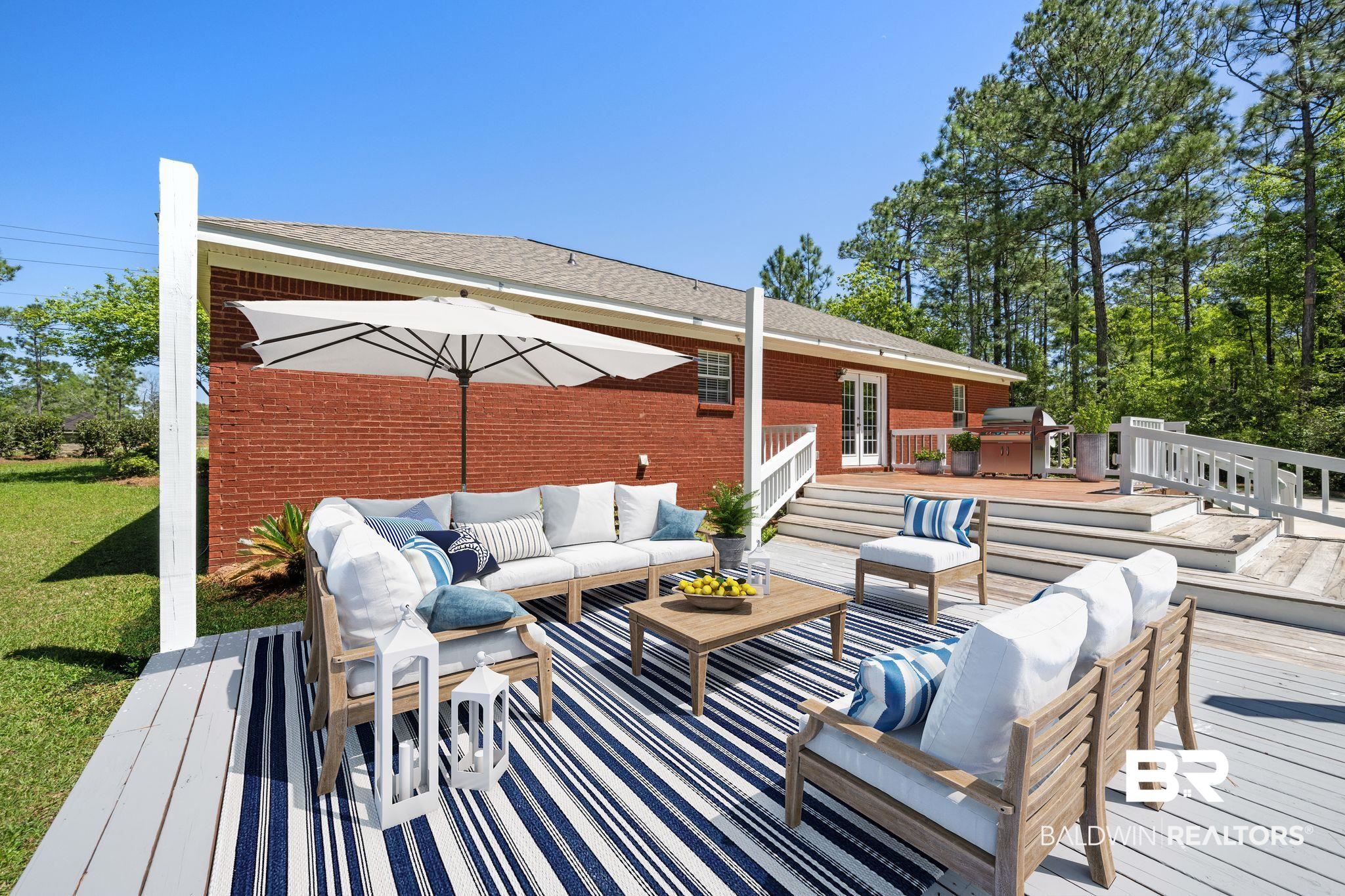 12132 Bromley Road Stapleton, AL 36578 - Photo 24 of 34 35Ft Tierd Deck