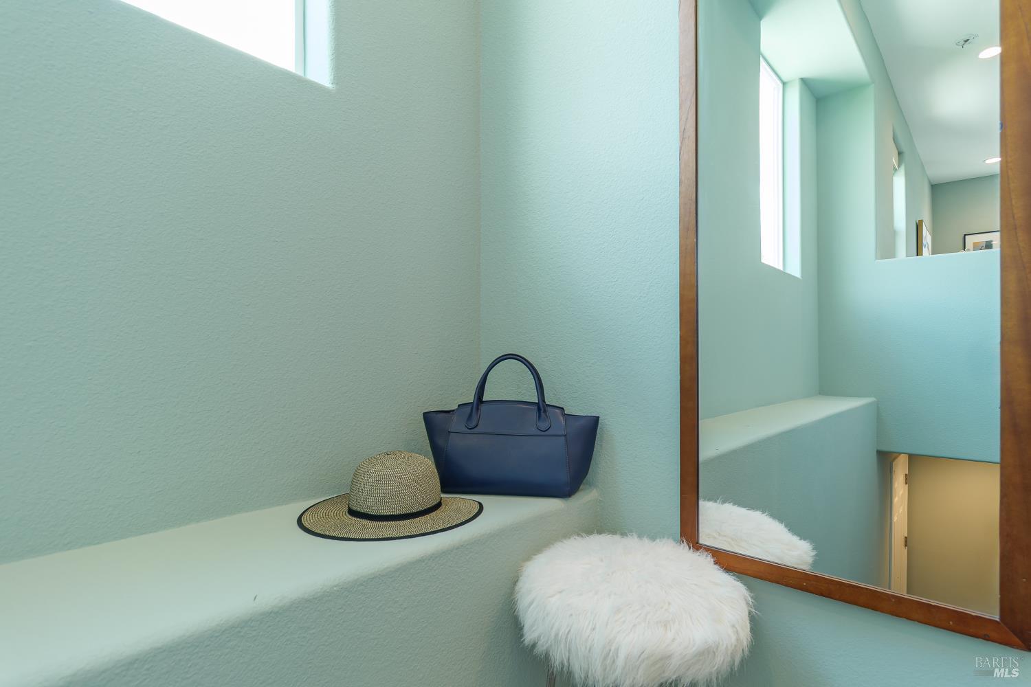 1201 Del Rancho Way Petaluma, CA 94954 - Photo 36 of 56 a bathroom with a sink and mirror