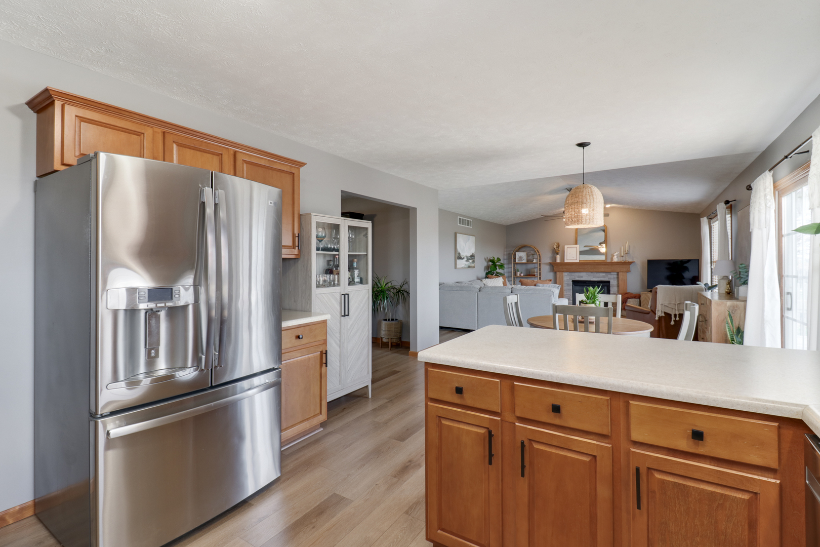1820 Chuck Murray Drive Normal, IL 61761 - Photo 19 of 46 a kitchen with stainless steel appliances granite countertop a refrigerator and a stove top oven