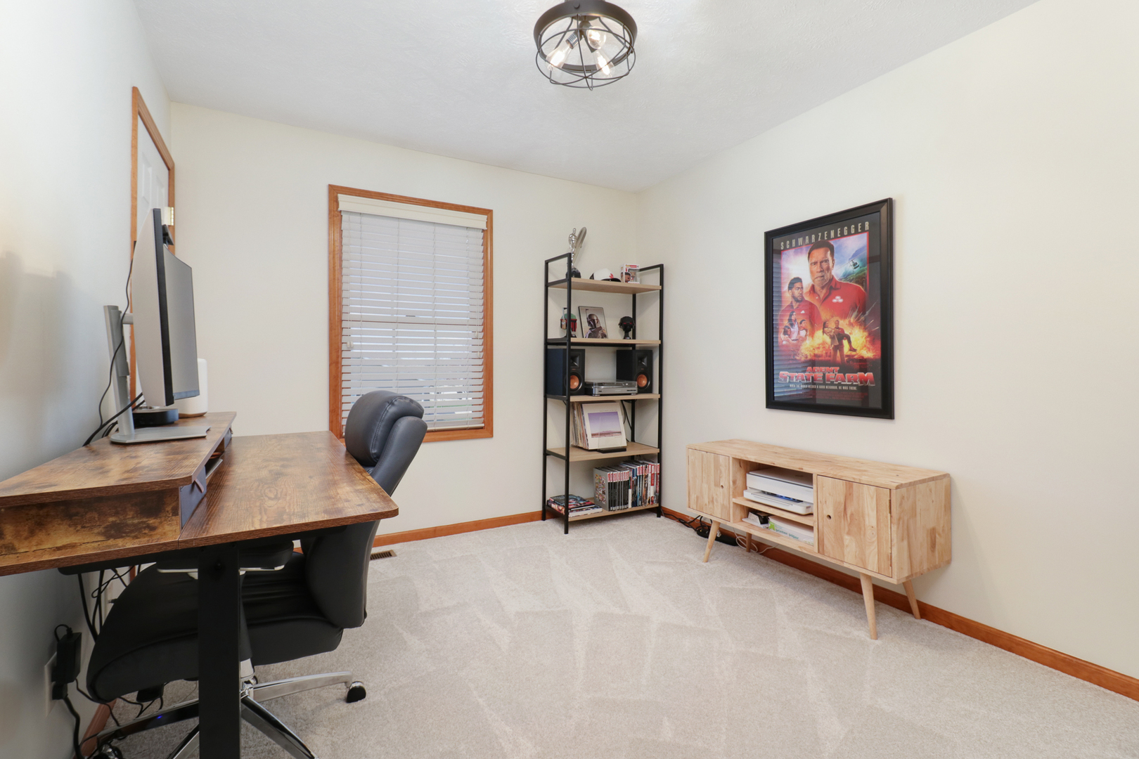 1820 Chuck Murray Drive Normal, IL 61761 - Photo 28 of 46 a view of a workspace with furniture and a window