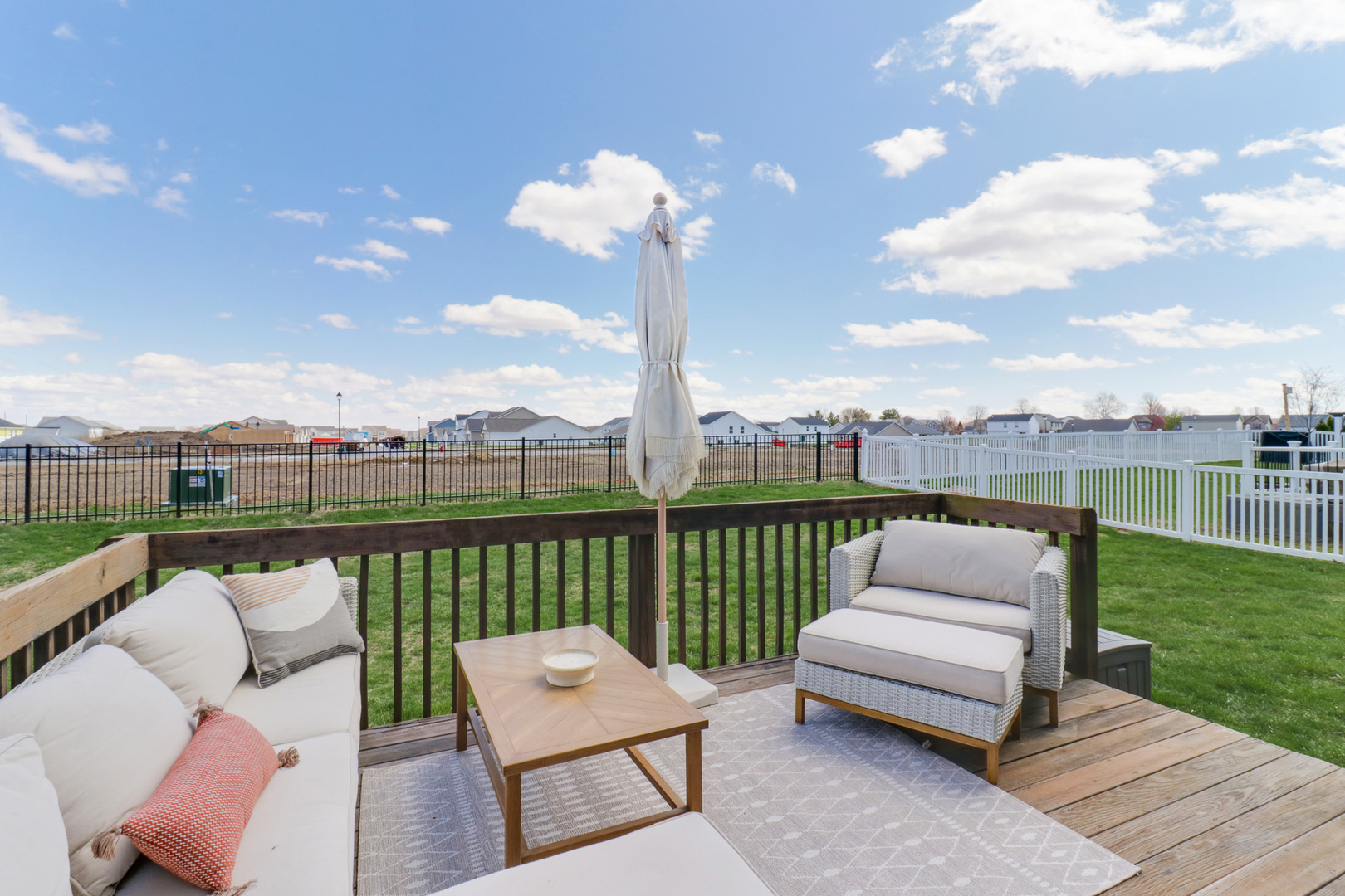 1820 Chuck Murray Drive Normal, IL 61761 - Photo 36 of 46 a view of a terrace with couches and a table