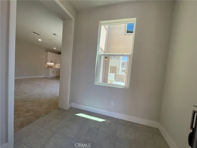 an empty room and a window