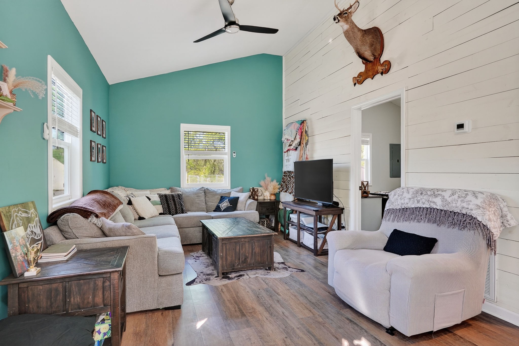 3820 Jefferson Road Smithville, TN 37166 - Photo 5 of 31 a living room with furniture and a flat screen tv