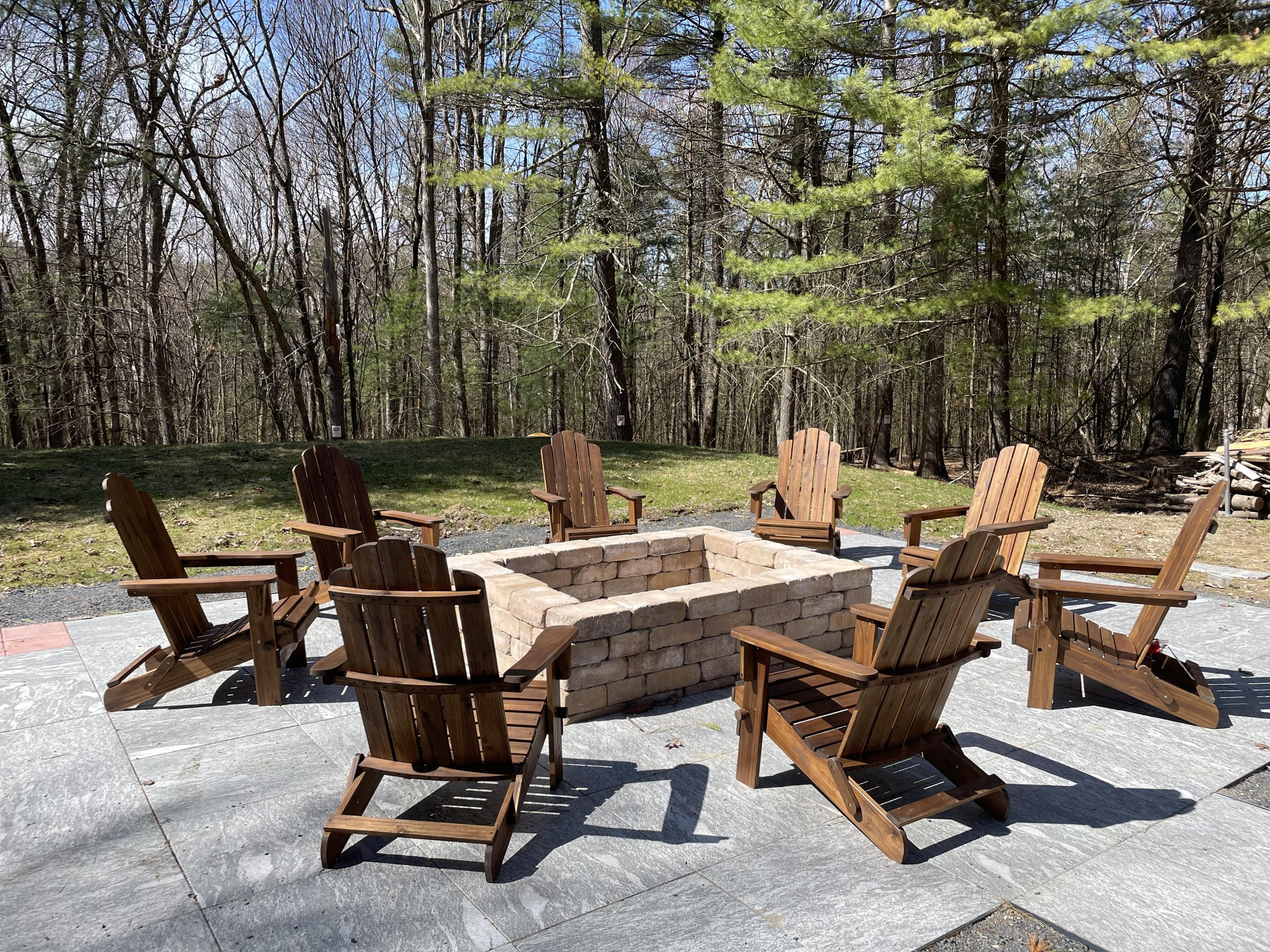 151 Fox Road Dingmans Ferry, PA 18328 - Photo 26 of 29 Outside fire Pit