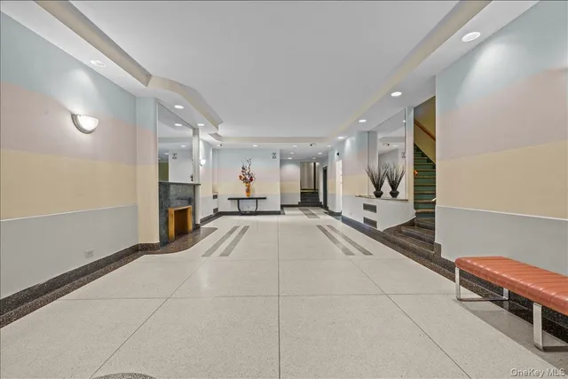 a view of kitchen and windows