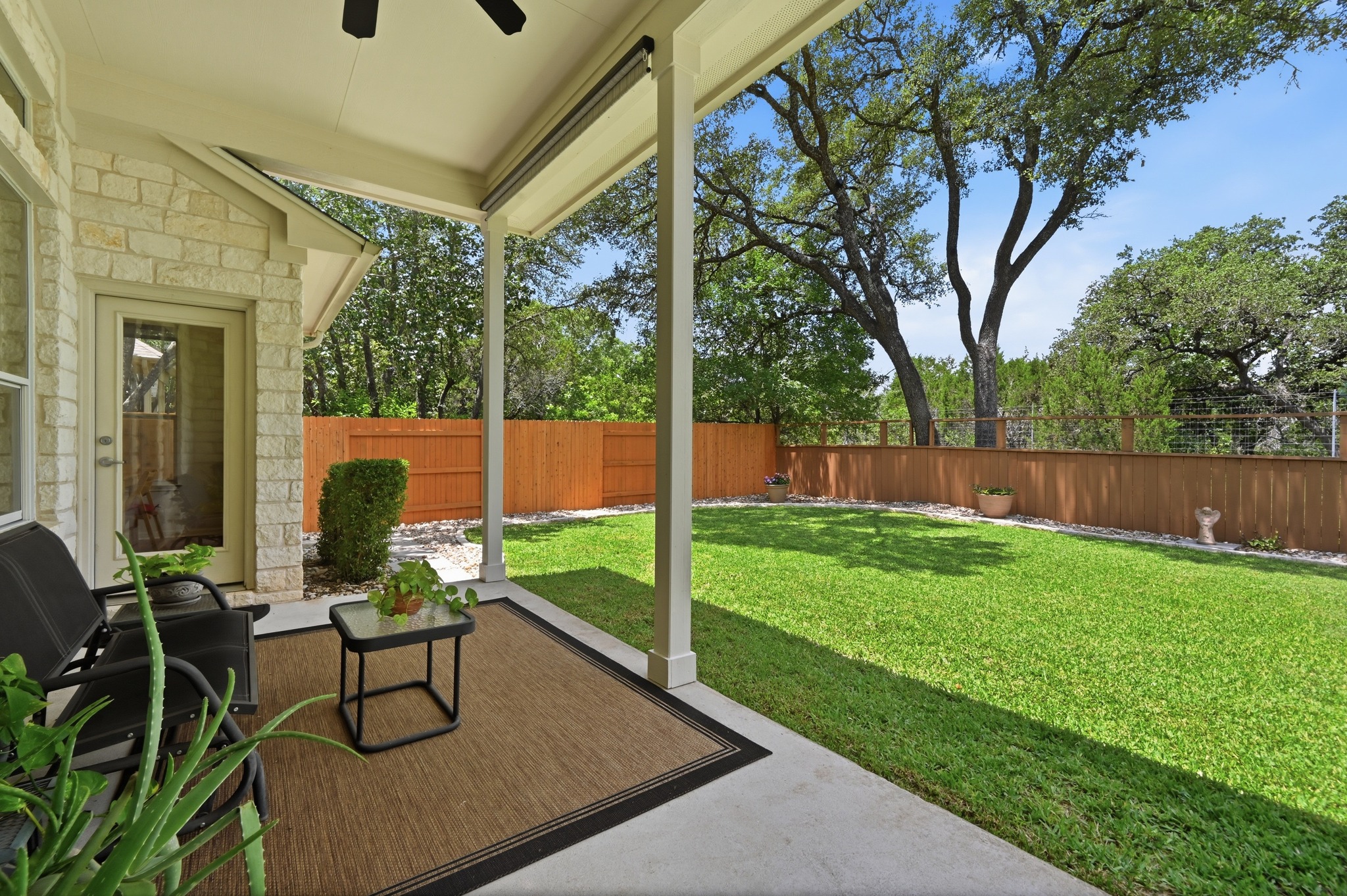 7301 Seneca Falls Loop Austin, TX 78739 - Photo 34 of 36 Solar shade installed for the ultimate sun protection.