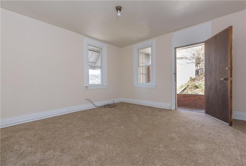 127 Frazier Avenue McKees Rocks, PA 15136 - Photo 10 of 22 Master Bedroom & Porch