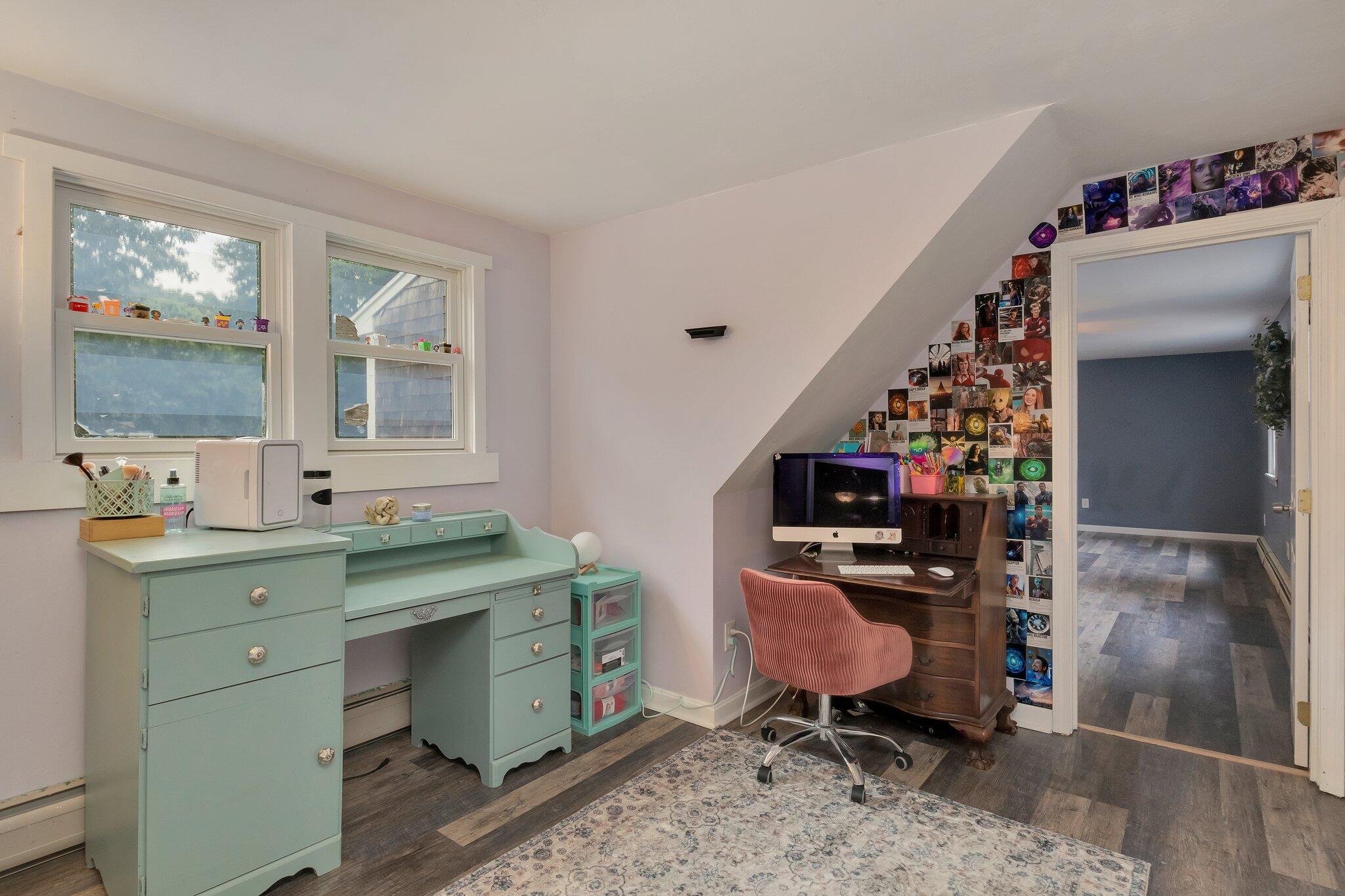 56 Mill Road East Sandwich, MA 02537 - Photo 35 of 63 a view of a workspace with furniture and a window