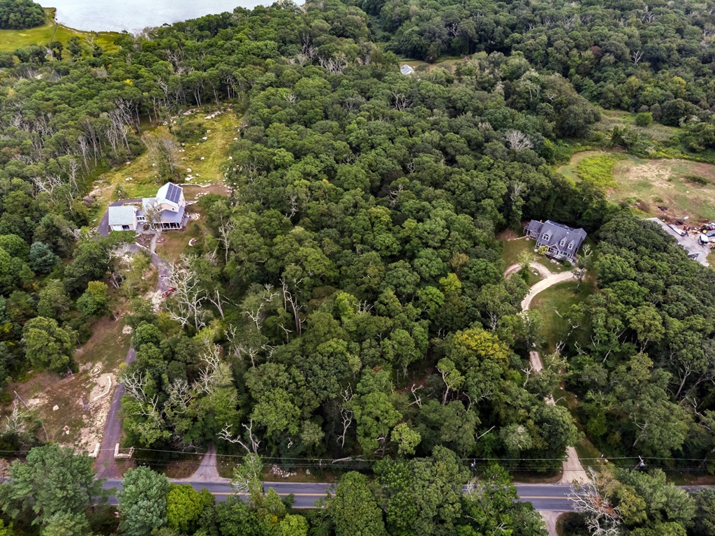 234 Old Harbor Road Westport, MA 02790 - Photo 14 of 16 an aerial view of residential house with outdoor space and trees all around