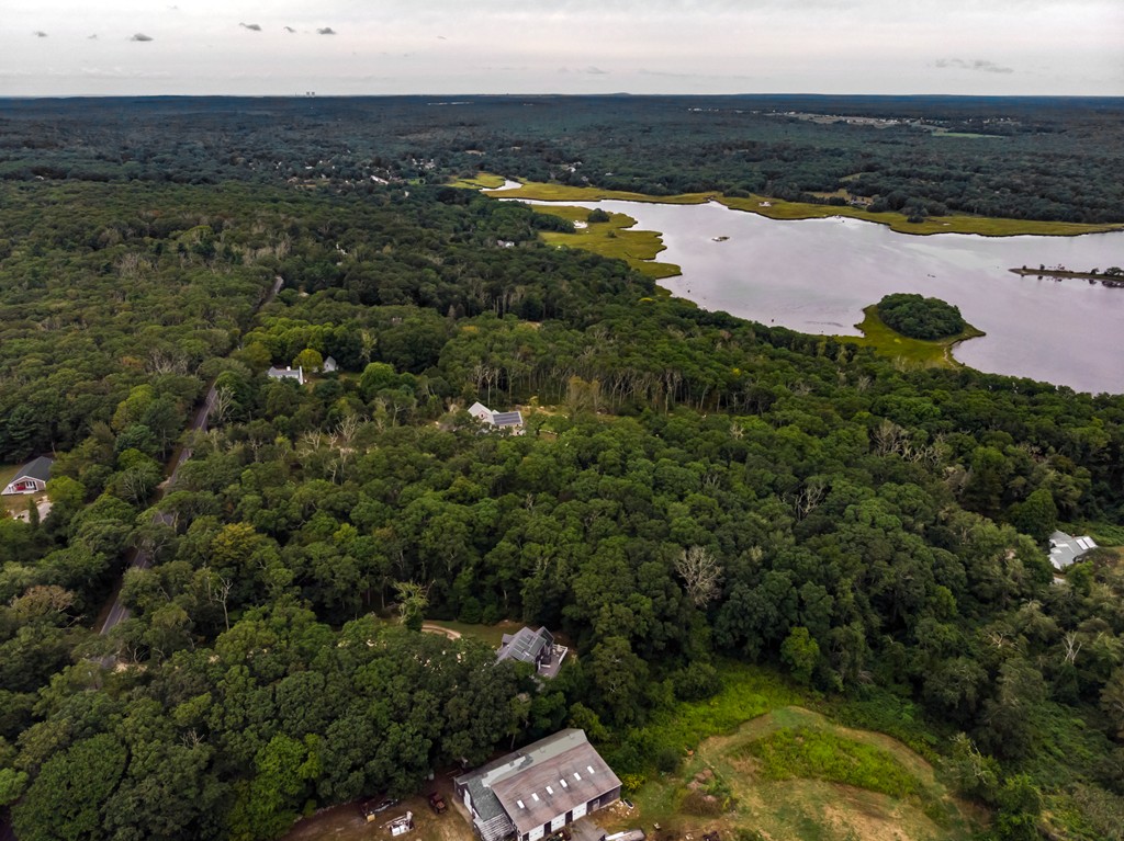 234 Old Harbor Road Westport, MA 02790 - Photo 5 of 16 an aerial view of a houses with ocean view