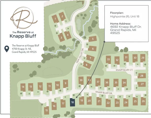 $1,100,000 | 4692 Knapp Blf Drive, Ada, MI 49301