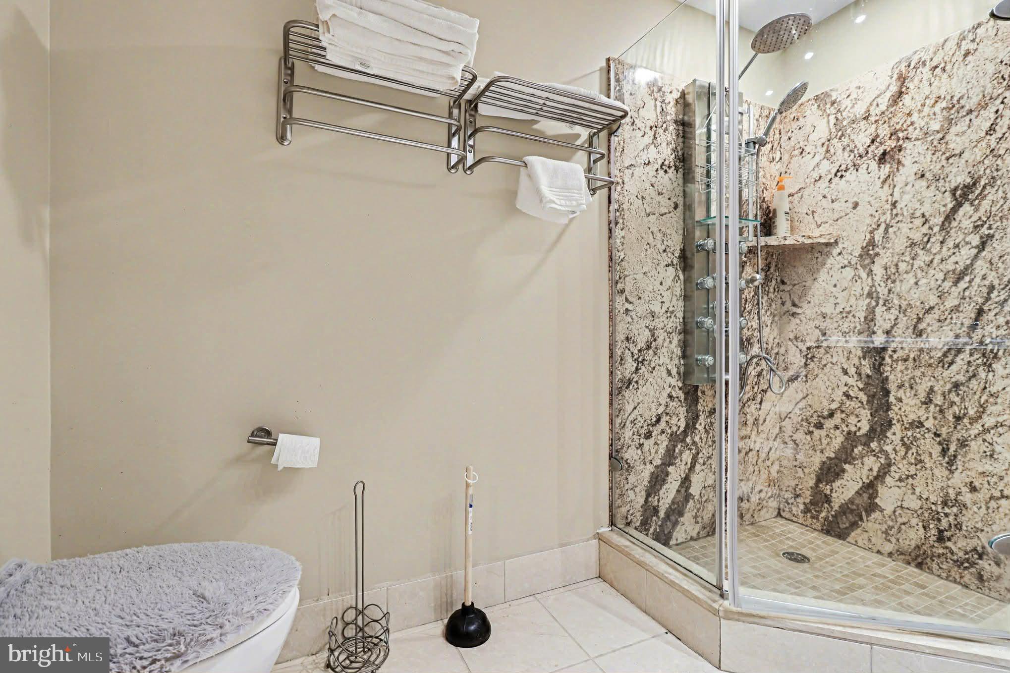 209 Estate Drive Ruther Glen, VA 22546 - Photo 32 of 67 a bathroom with a shower and a toilet