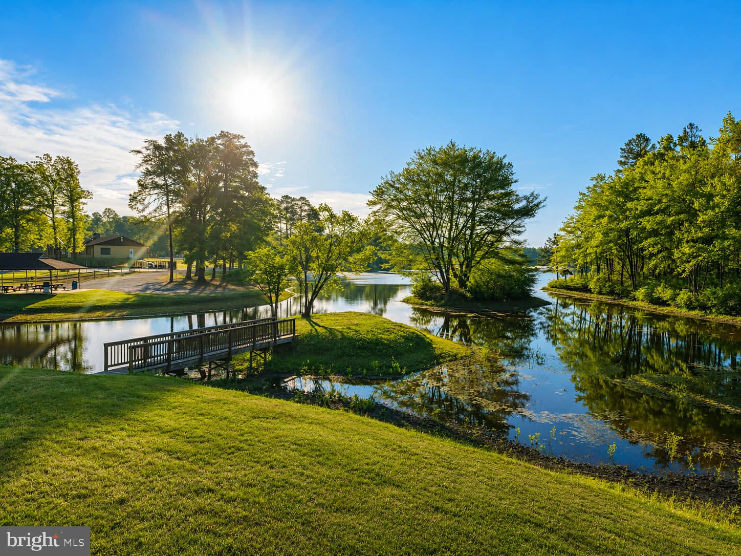 209 Estate Drive Ruther Glen, VA 22546 - Photo 48 of 67 Serene lakeside retreat at sunrise.