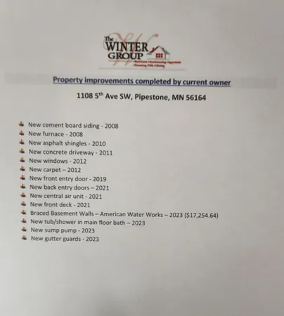 $279,900 | 1108 5th Avenue Southwest, Pipestone, MN 56164