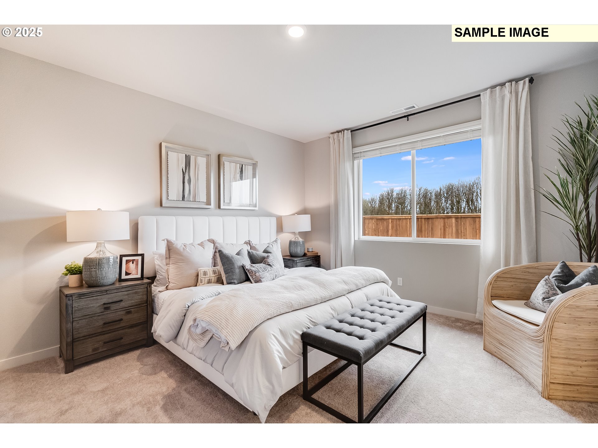 4327 Hackamore Court Southeast Albany, OR 97322 - Photo 12 of 25 a bedroom with a bed window and couch