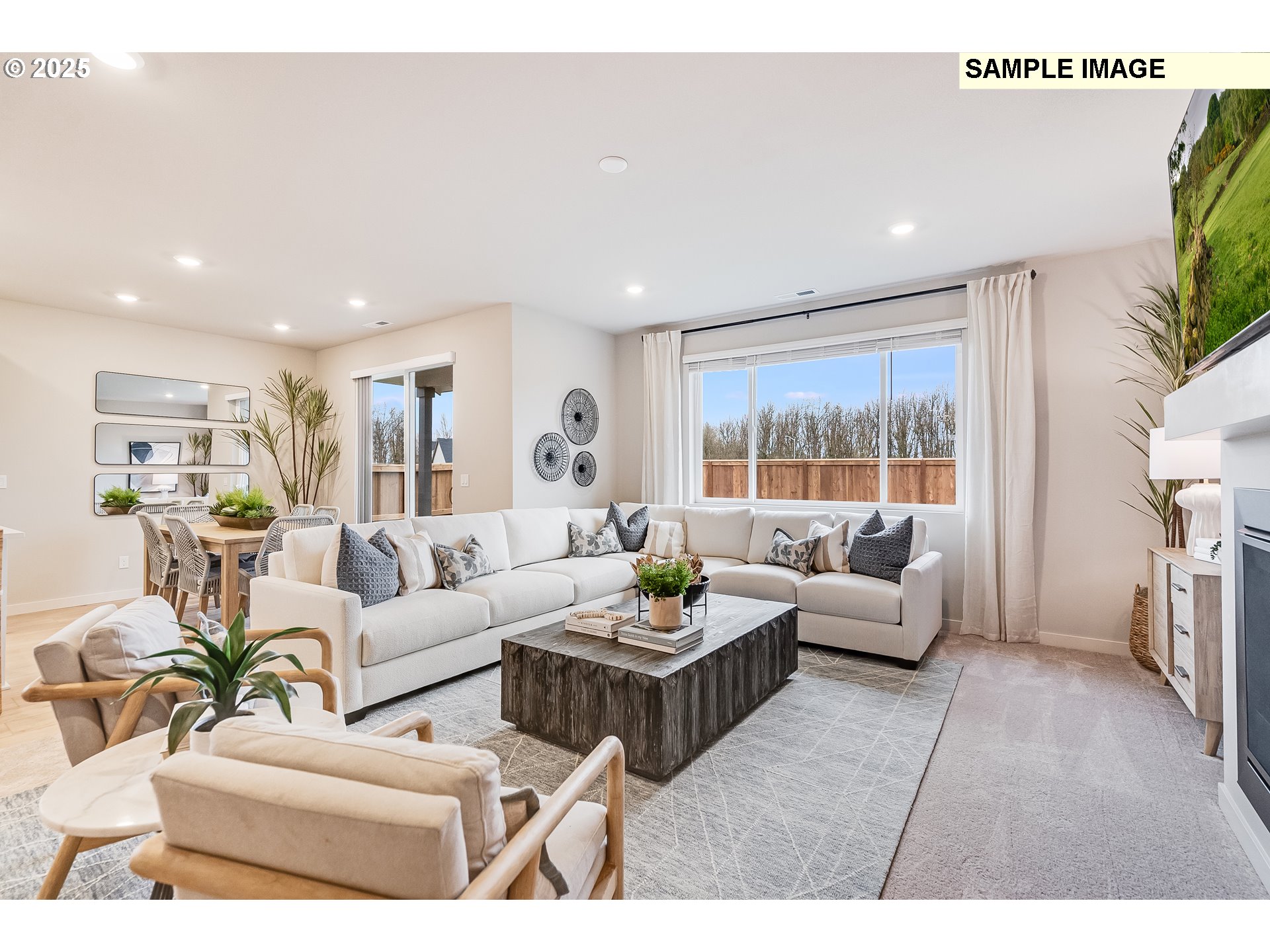 4327 Hackamore Court Southeast Albany, OR 97322 - Photo 9 of 25 a living room with furniture and a large window