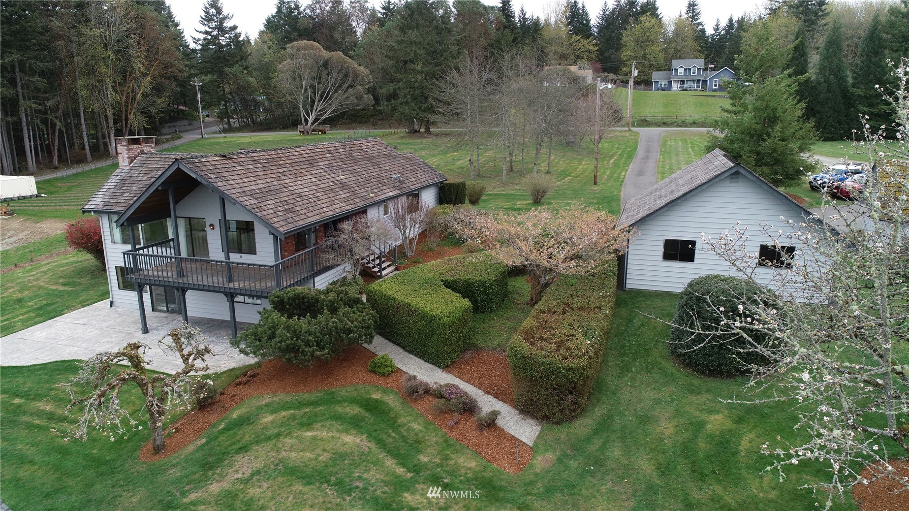 2530 Mountain View Road East Port Orchard, WA 98366 - Photo 7 of 34 a aerial view of a house with garden