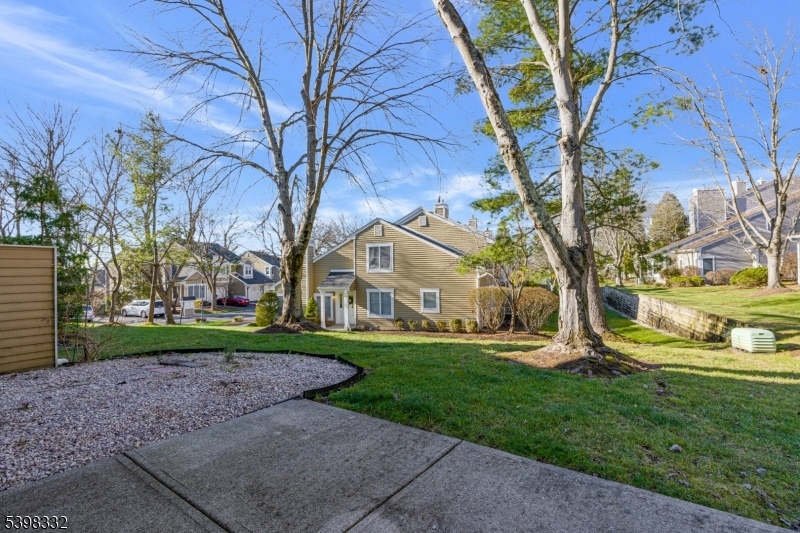 46 Eton Court Bedminster, NJ 07921 - Photo 25 of 30 a view of a yard with plants and a large tree
