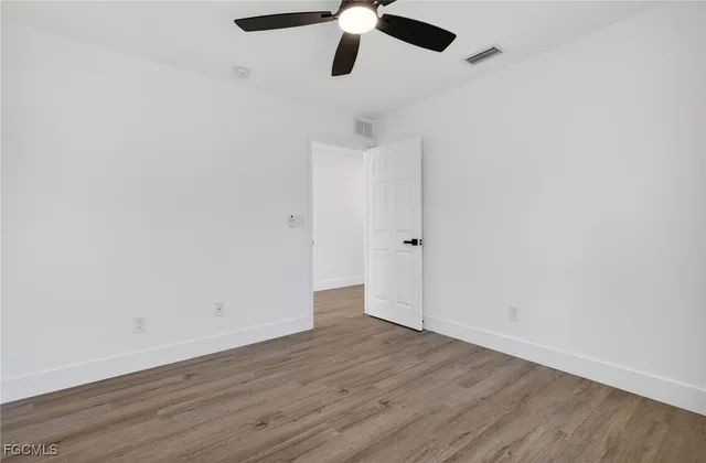 wooden floor in an empty room