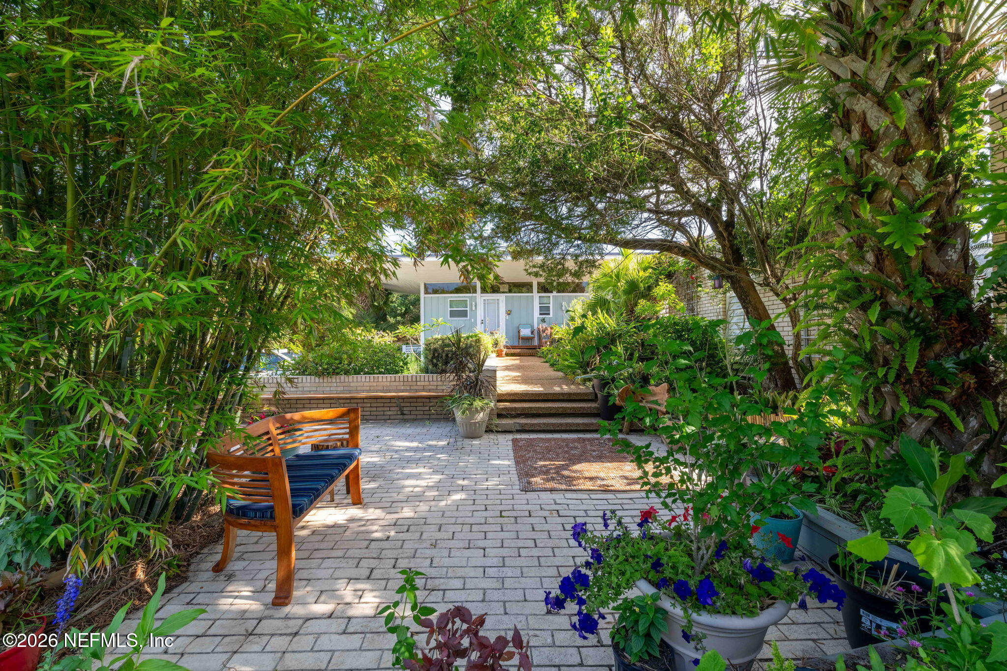 2337 Seminole Road, Unit A Atlantic Beach, FL 32233 - Photo 34 of 46 garden sitting area