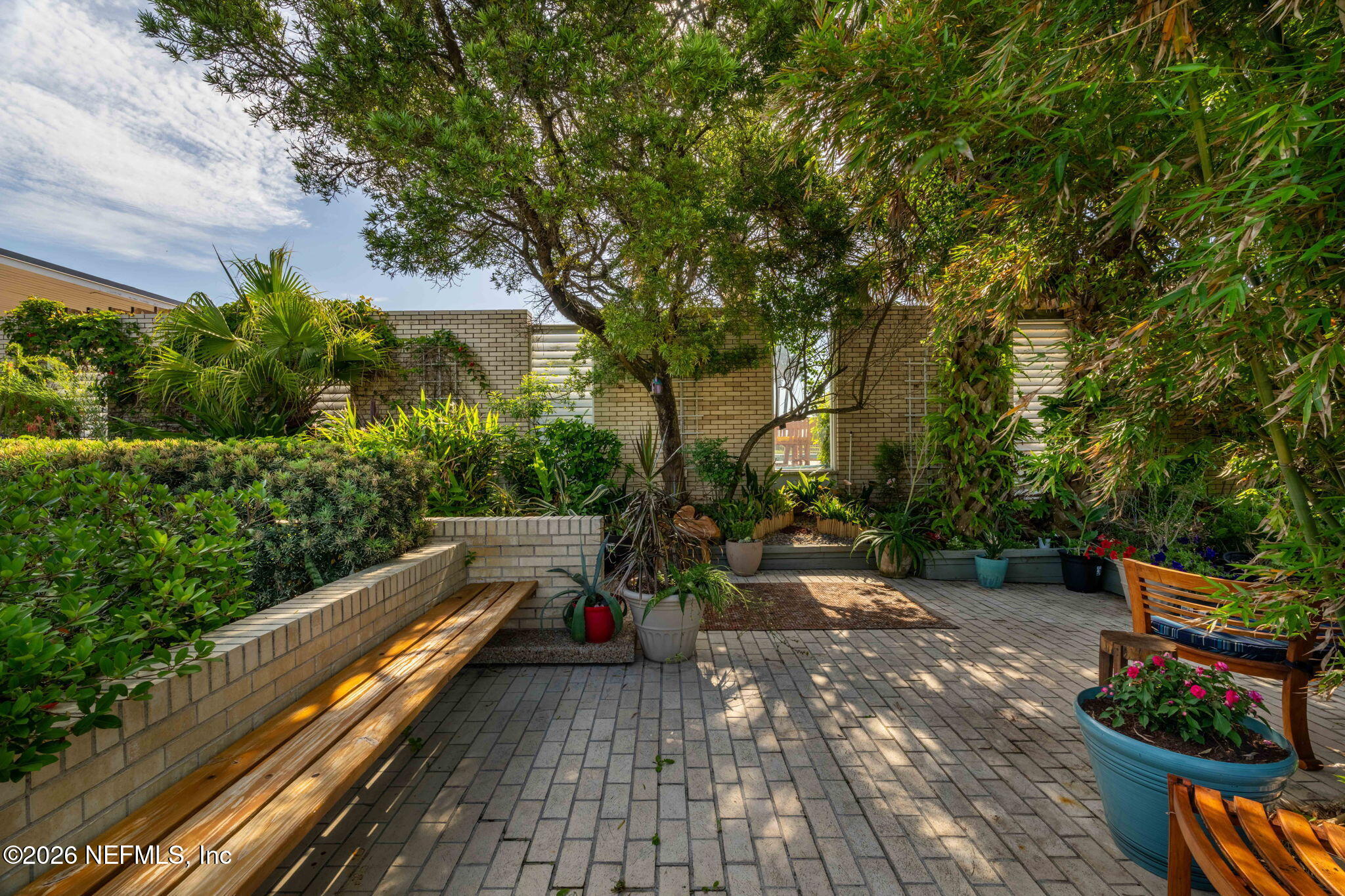 2337 Seminole Road, Unit A Atlantic Beach, FL 32233 - Photo 36 of 39 garden bench