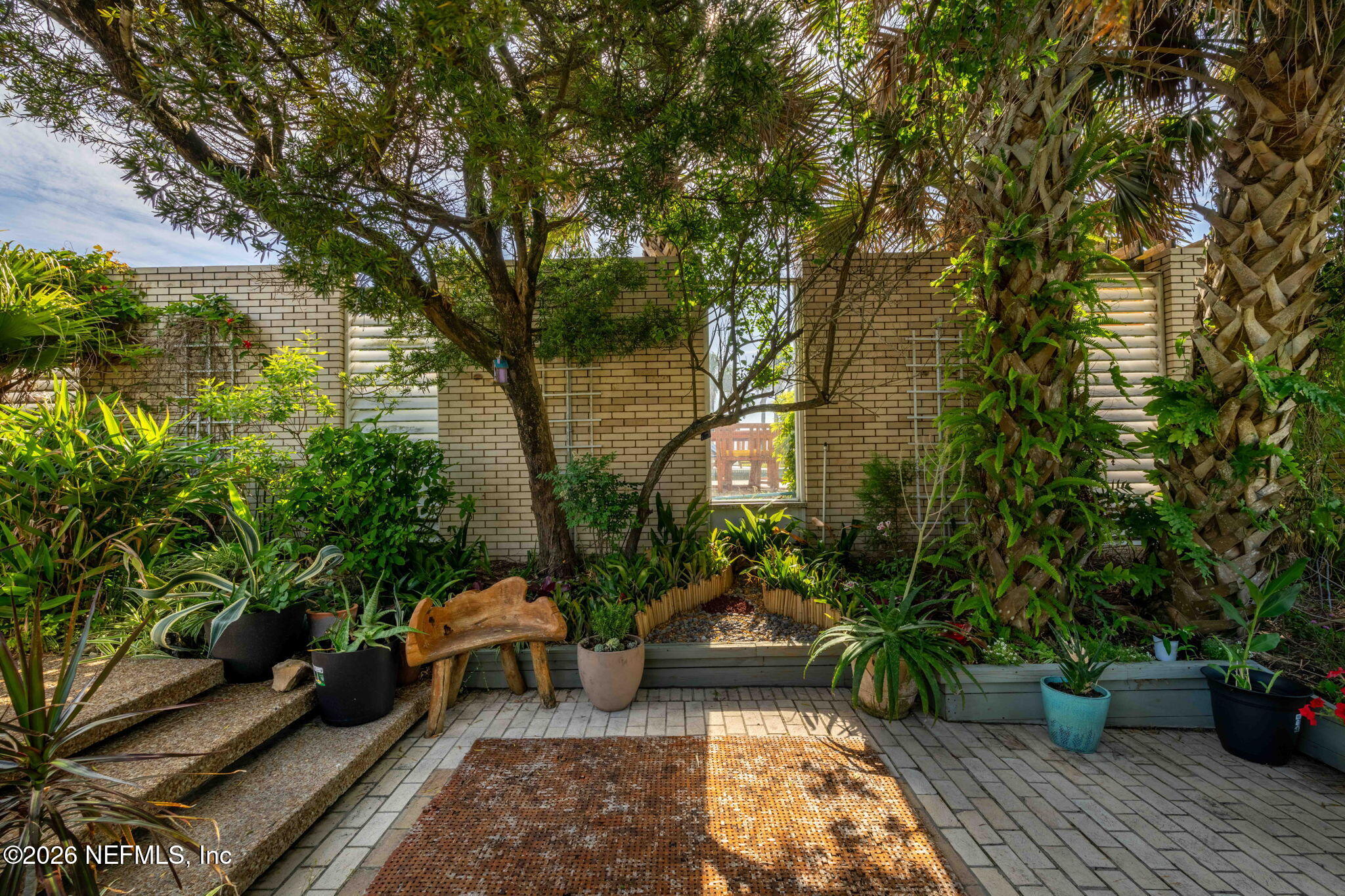 2337 Seminole Road, Unit A Atlantic Beach, FL 32233 - Photo 39 of 39 garden teak bench